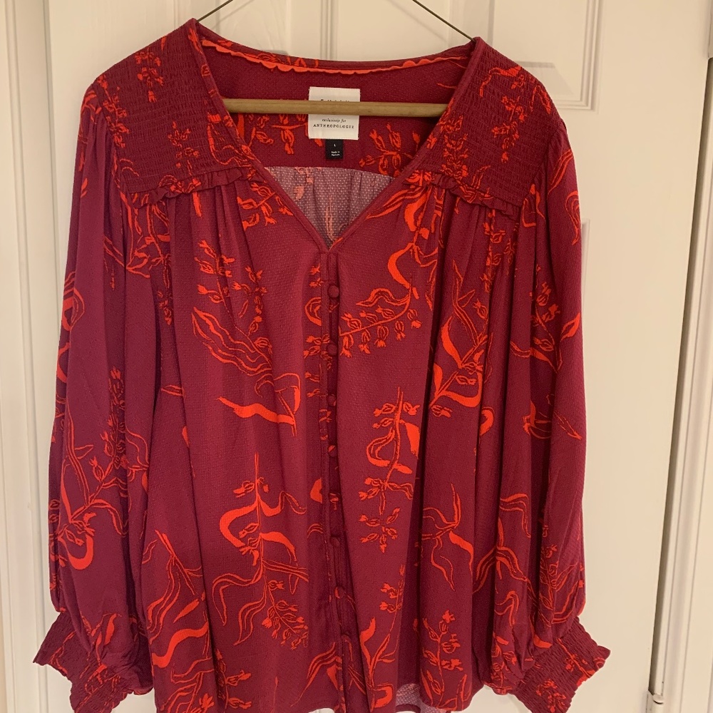 Anthropologie blouse.